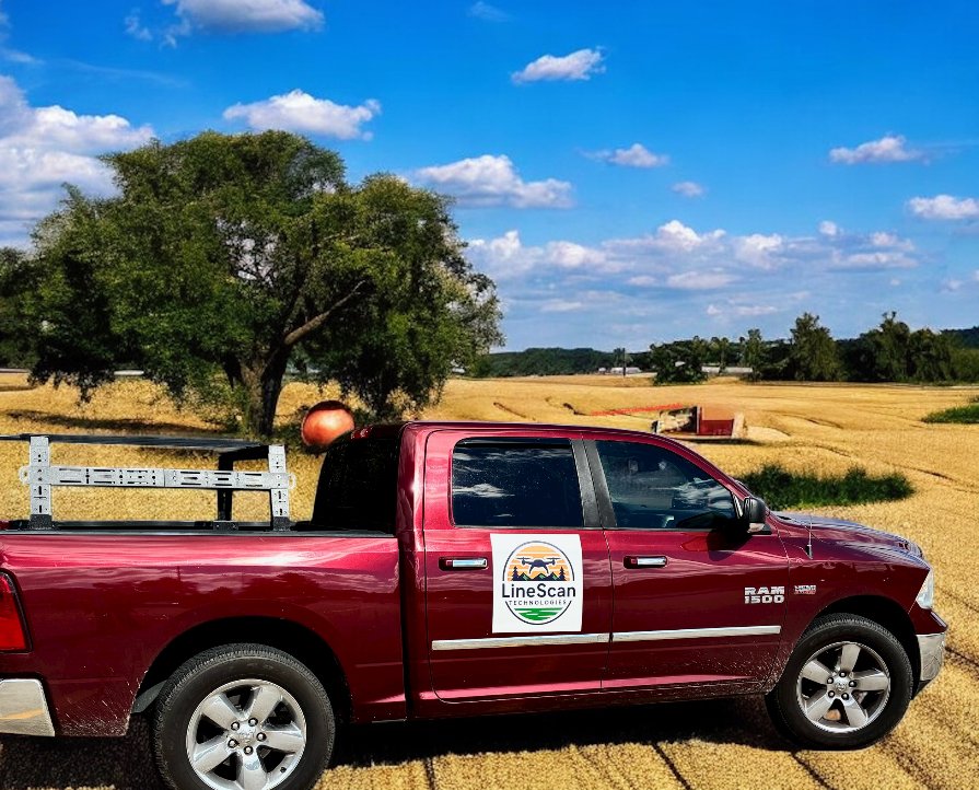 LineScan field vehicle in a roadway inspection setting